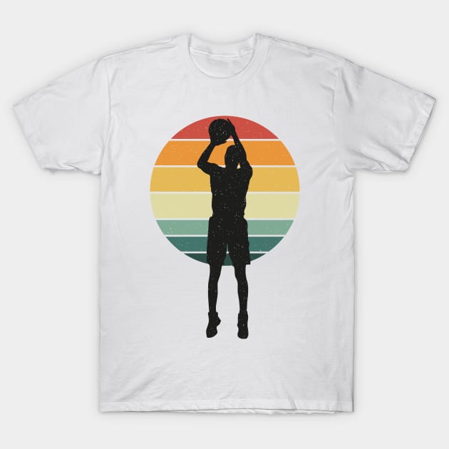 Basketball Vintage T-Shirt by Tesszero